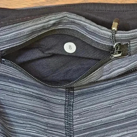 Lululemon Run Inspire Crop Size 8 EUC - Picture 11 of 12